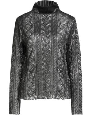 Luisa Cerano Turtleneck Polyester, Elastane - Gray