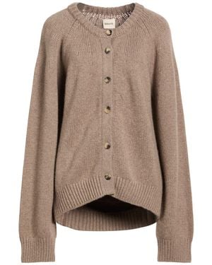 KHAITE Cardigan Cashmere - Brown