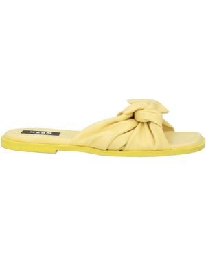MSGM Sandals - Yellow