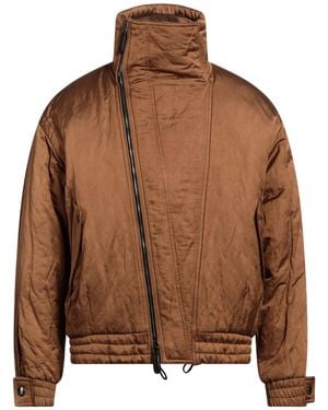 Giorgio Armani Tan Jacket Viscose, Cotton, Metallic Fibre - Brown