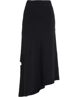 JOHANNA Paris Midi Skirt Recycled Polyamide, Elastane - Black