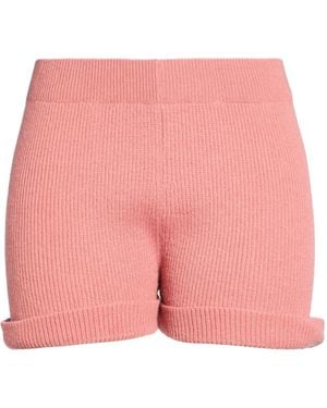 Twinset Antique Rose Shorts & Bermuda Shorts Acrylic, Wool, Alpaca Wool, Polyester - Pink