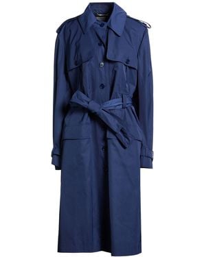 Alberta Ferretti Overcoat & Trench Coat Polyester - Blue