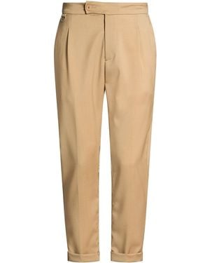 Low Brand Trousers Virgin Wool - Natural