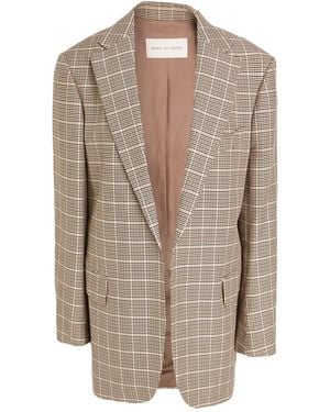 Dries Van Noten Camel Blazer Cotton - Brown