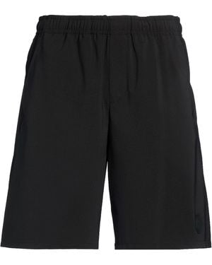 Moncler Matt Shorts & Bermuda Shorts Polyester, Elastane - Black