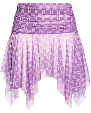 GIMAGUAS Mini Skirt Nylon, Elastane - Purple