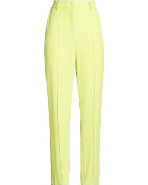 Babylon Collection Lime Trousers Polyester, Elastane - Yellow