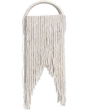 retroféte Borsa A Mano - Bianco