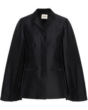 KHAITE Blazer Virgin Wool, Silk - Black