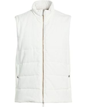 Eleventy Vest Cotton - White