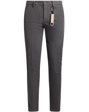 Manuel Ritz Trousers Cotton, Elastane - Grey