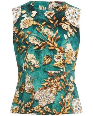 Mary Katrantzou Deep Top Polyester, Elastane - Green