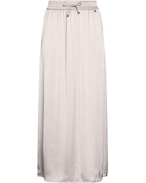 Herno Maxi Skirt Polyester, Cotton - White