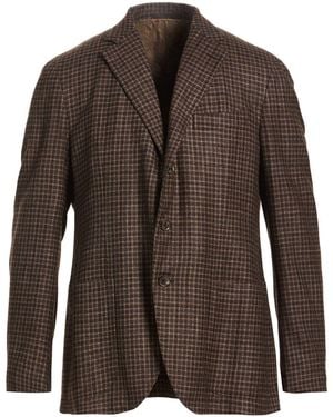 Caruso Blazer Wool, Silk, Cashmere - Brown