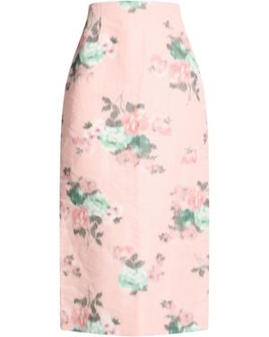 Philosophy Di Lorenzo Serafini Midi Skirt Linen, Polyester - Pink