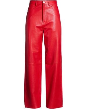 Rohe Pants Lambskin - Red