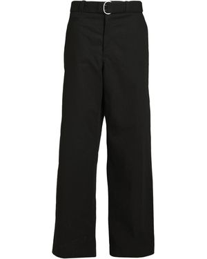 Jil Sander Trousers Cotton - Black