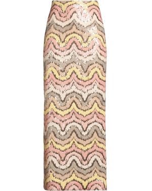 Clips Maxi Skirt Polyester - Pink