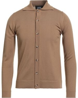 Alpha Studio Cardigan Merino Wool - Brown