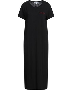 Maison Labiche Midi Dress Linen, Cotton - Black