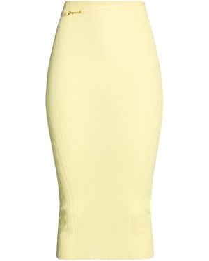 Jacquemus Midi Skirt Viscose, Polyamide - Yellow