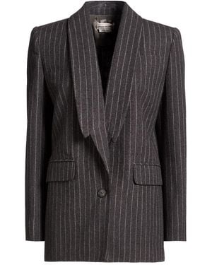 McQueen Charcoal Blazer Wool - Black