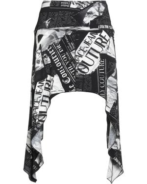Versace Jeans Couture Mini Skirt Viscose, Elastane - Black