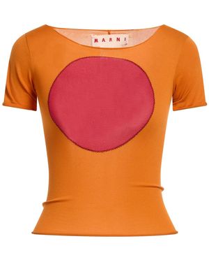 Marni T-Shirts - Orange