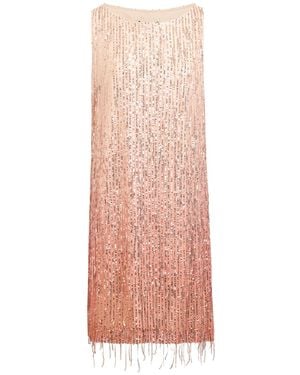 Clips Blush Mini Dress Polyester, Elastane - Pink