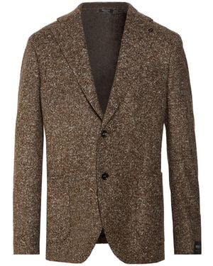 BRERAS Milano Taupe Blazer Acrylic, Virgin Wool, Polyester - Brown