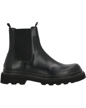 Fabi Ankle Boots Leather - Black