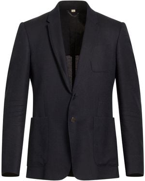 Burberry Midnight Blazer Virgin Wool - Blue