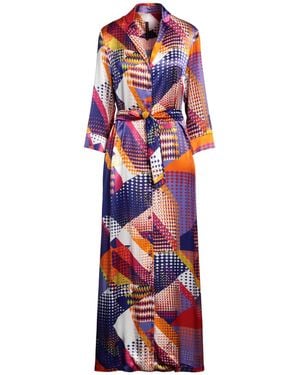 Manila Grace Maxi Dress Viscose - White