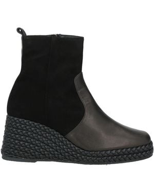 Castañer Botines De Caña Alta - Negro