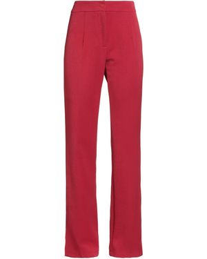 Raffaela D'angelo Pants Polyester, Viscose, Elastane - Red