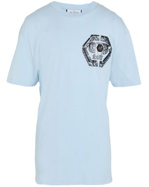 Philipp Plein T-Shirt Cotton - Blue