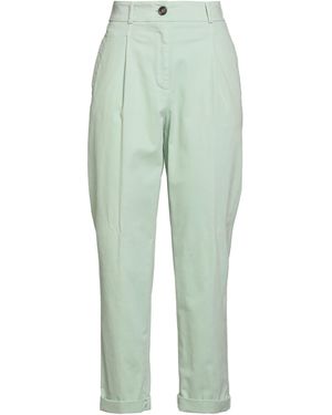 Cappellini By Peserico Pants Cotton, Elastane - Green