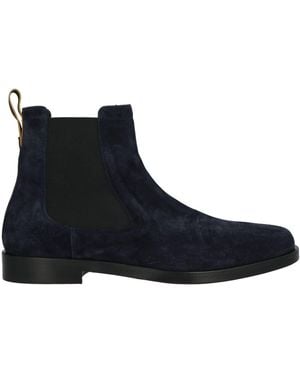 Moorer Ankle Boots Leather - Blue