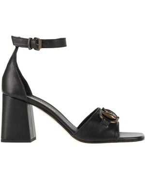 Bervicato Sandals Leather - Black