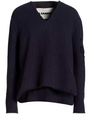 Jil Sander Midnight Top Virgin Wool - Blue