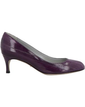 Sergio Rossi Pumps Leather - Purple