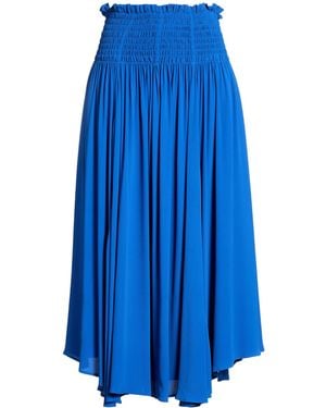 Jucca Midi Skirt Acetate, Silk - Blue