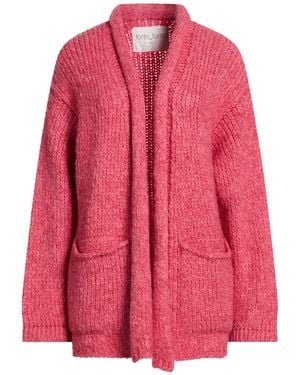 forte_forte Cardigan Acrylic, Mohair Wool, Wool, Polyamide - Pink