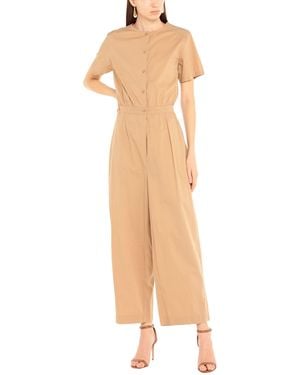 Woolrich Camel Jumpsuit Cotton - Natural