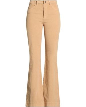 .., merci italia Pants Cotton, Elastane - Natural