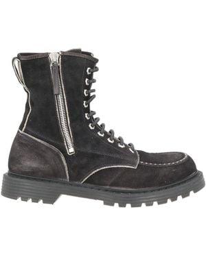 Premiata Botines De Caña Alta - Negro