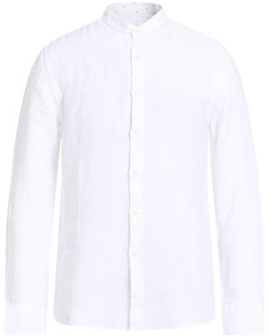 120% Lino Shirt Linen - White
