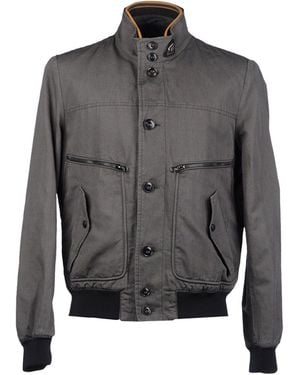 Hogan Dark Jacket Cotton, Linen - Gray