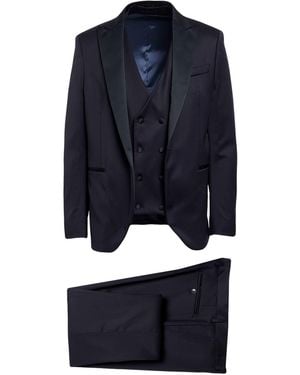 BRERAS Milano Suit Virgin Wool, Polyamide, Elastane - Blue